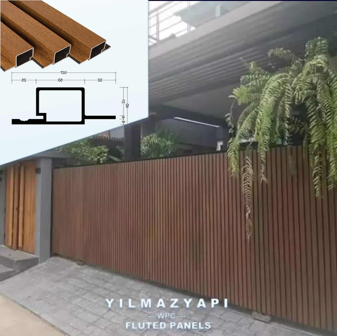 WPC Duvar Panelleri Ahşap Plastik Kompozit WPC Duvar Panelleri Ahşap Plastik Kompozit