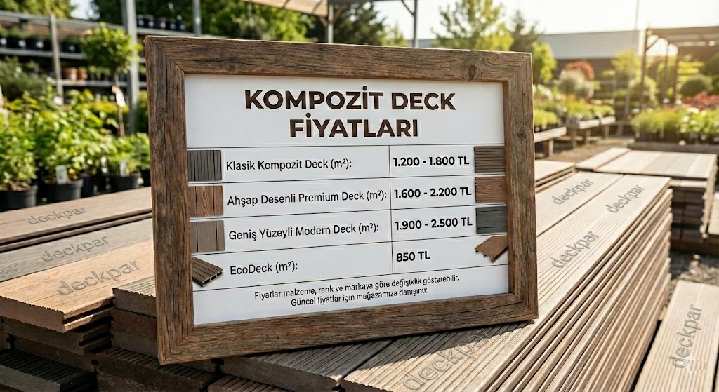 PLASTİK AHŞAP | Deck Fiyat Listesi