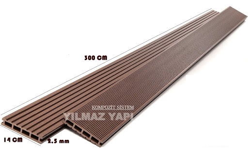 K-PRO - Koyu Kahve Decking Parkesi