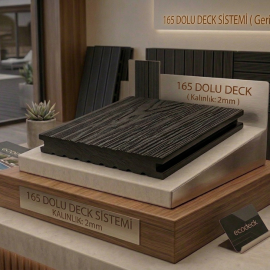 165 Ekonomik Ahşap Desen Dolu Kompozit Deck